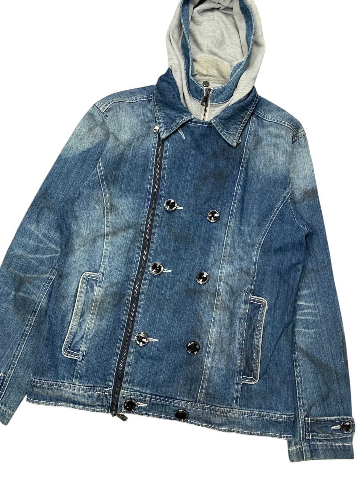 semanticdesign Semantic design x in the attic denim jacket hoded Size US L / EU 52-54 / 3 - 6 Thumbnail