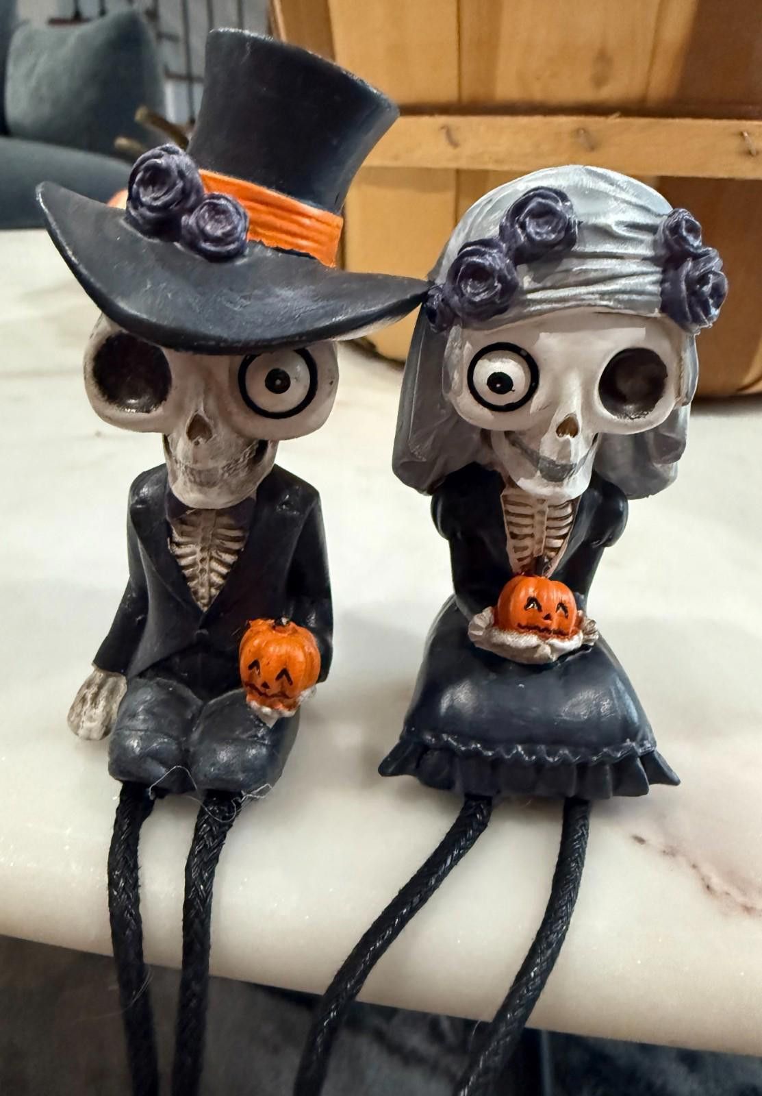 Other Cracker Barrel 2025 Ghost Groom & Bride shelf sitter set Size ONE SIZE - 3 Thumbnail