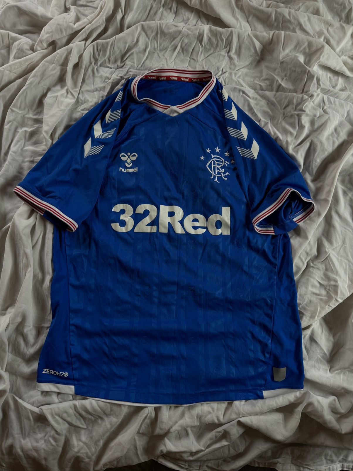 Hummel 2019 Hummel Rangers home soccer jersey Size US M / EU 48-50 / 2 - 1 Thumbnail