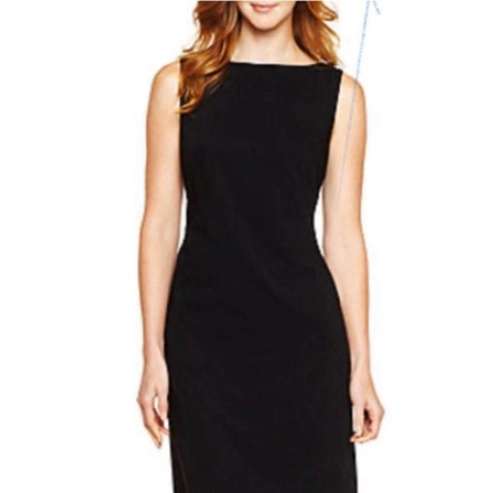 Designer Liz Claiborne | Sleeveless Business Dress Size 4 Size S / US 4 / IT 40 - 9 Thumbnail