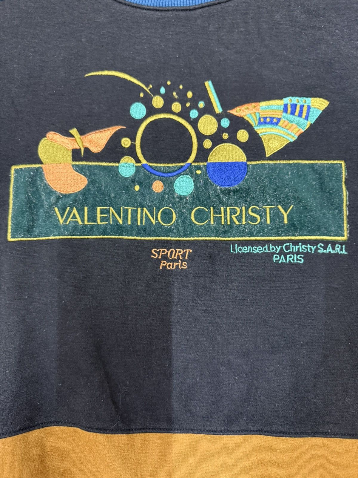 Valentino Vintage 90s Valentino Christy Biglogo Sweatshirt Size US M / EU 48-50 / 2 - 6 Thumbnail