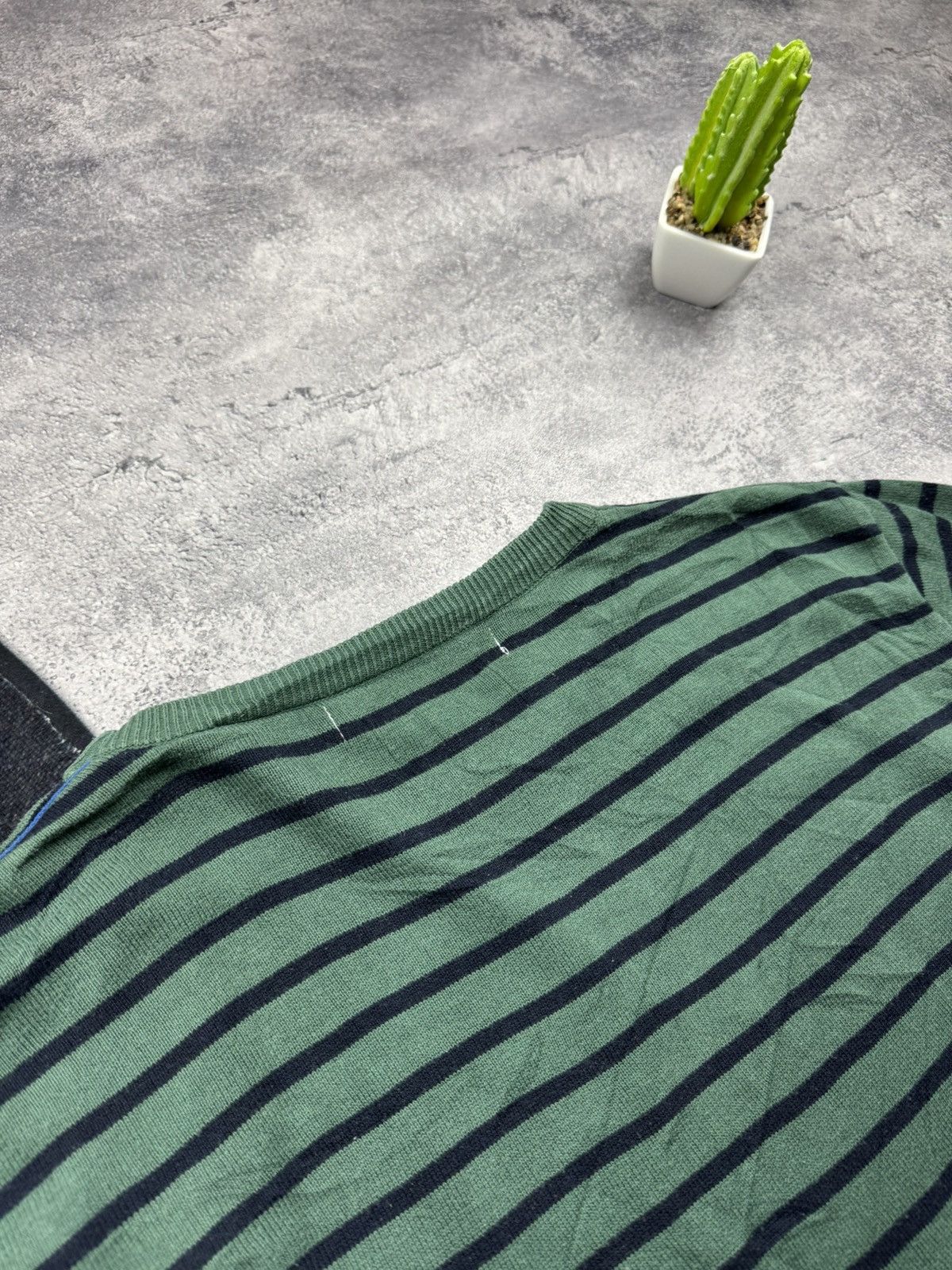Comme des Garcons Comme des Garçons SHIRT Striped Knit Long Sleeve Top Size US L / EU 52-54 / 3 - 10 Thumbnail