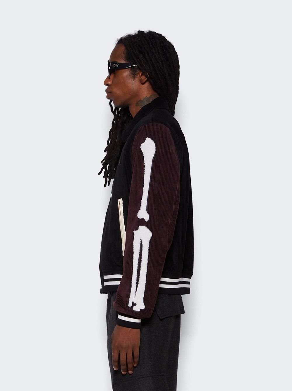 Amiri o1mle0426 Corduroy Bones Varsity Jacket in Multicolor Size US M / EU 48-50 / 2 - 4 Thumbnail