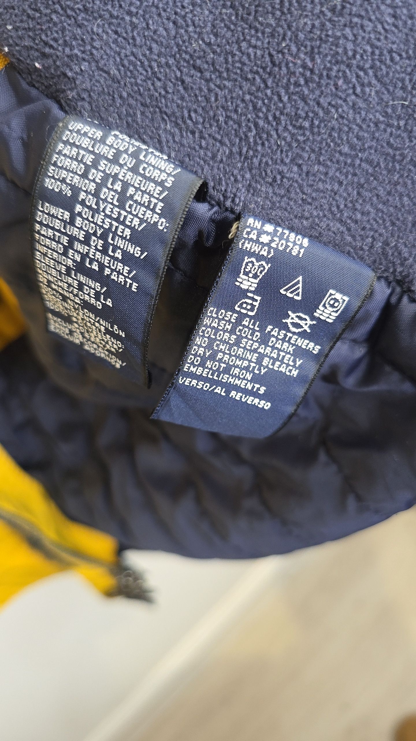 Tommy Hilfiger Vintage Tommy Hilfiger Sailing Jacket Yellow Navy Flag 90s Size US M / EU 48-50 / 2 - 4 Thumbnail