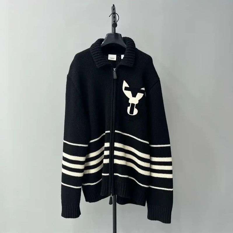 Burberry Black Wool Women's Knit Sweater