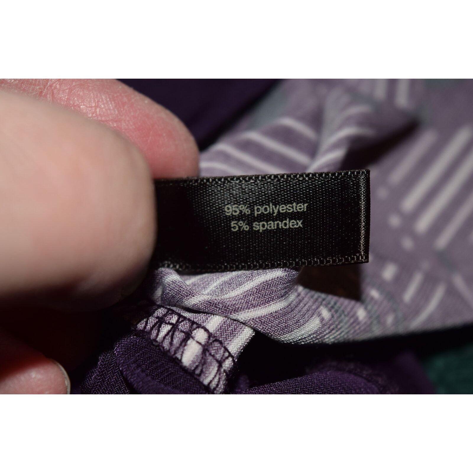 Vintage The Limited Purple Abstract Floral Print SS Blouse SZ M Size M / US 6-8 / IT 42-44 - 7 Thumbnail