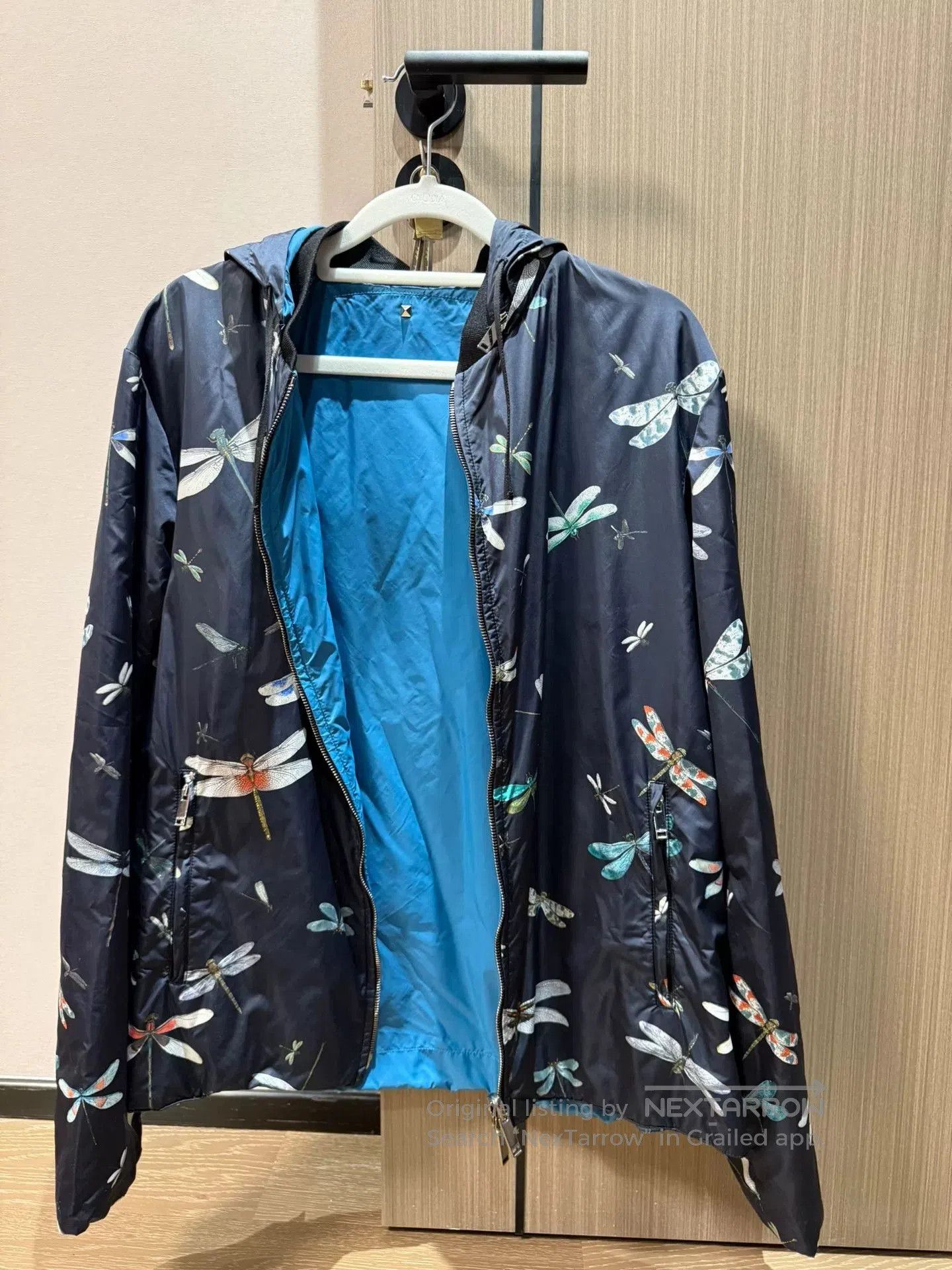 Valentino Valentino Reversible Dragonfly Print Jacket. Size US M / EU 48-50 / 2 - 3 Thumbnail