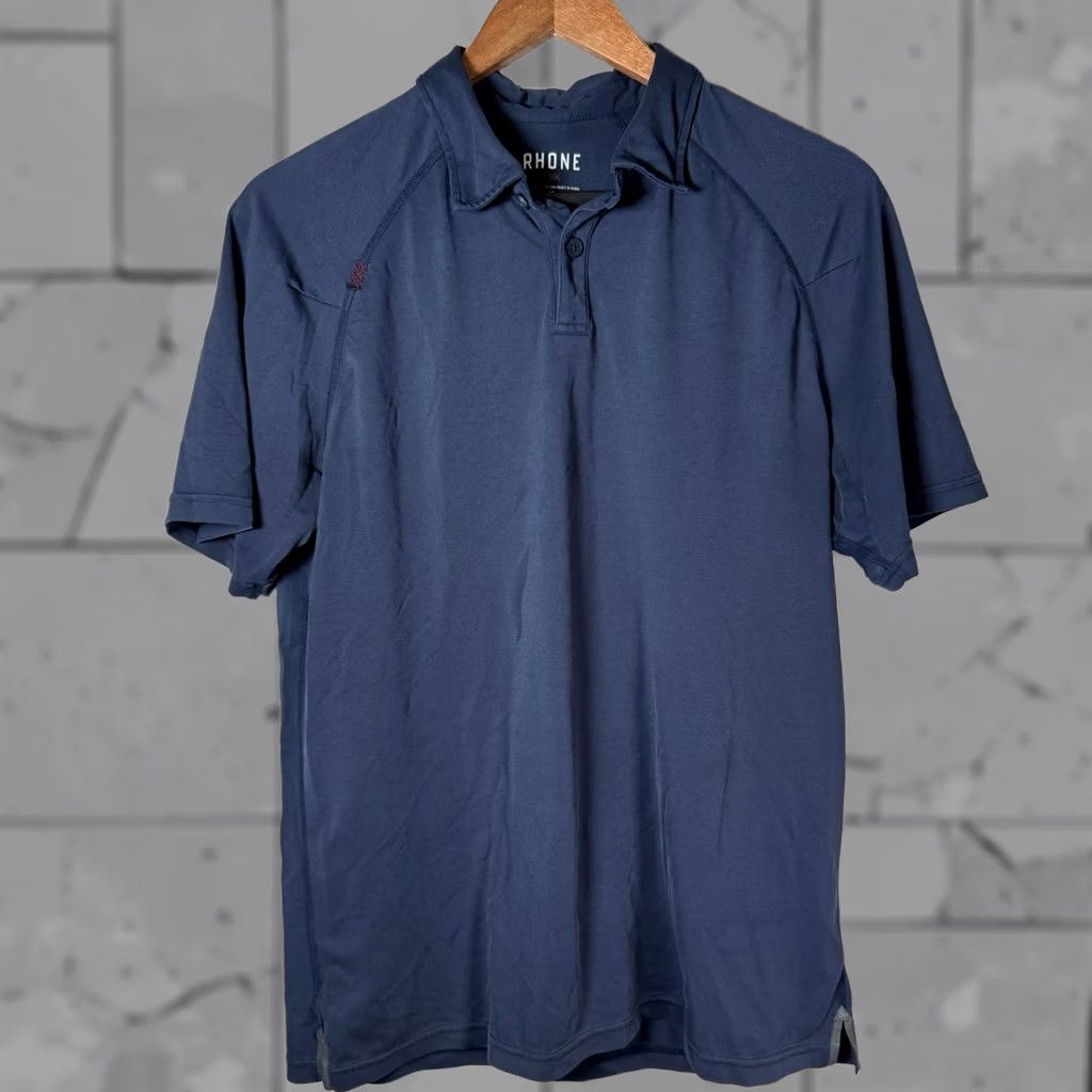Rhone Rhone Polo Shirt Mens Size M Dark Blue Athletic Size US M / EU 48-50 / 2 - 1 Thumbnail
