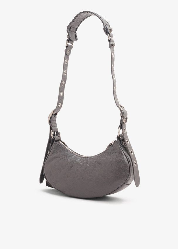 Balenciaga o1srvl11e0325 Size: OS / Le Cagole XS Shoulder Bag Dark Grey Size ONE SIZE - 3 Thumbnail