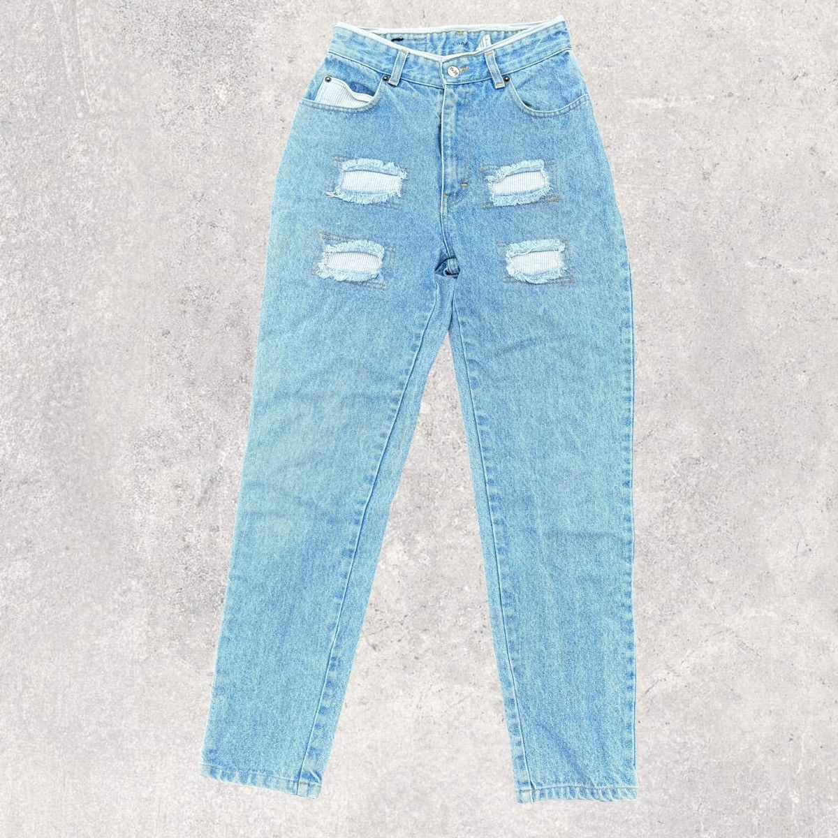 Vintage Vintage High Waisted Mom Jeans Size 26" / US 2 / IT 38 - 3 Thumbnail
