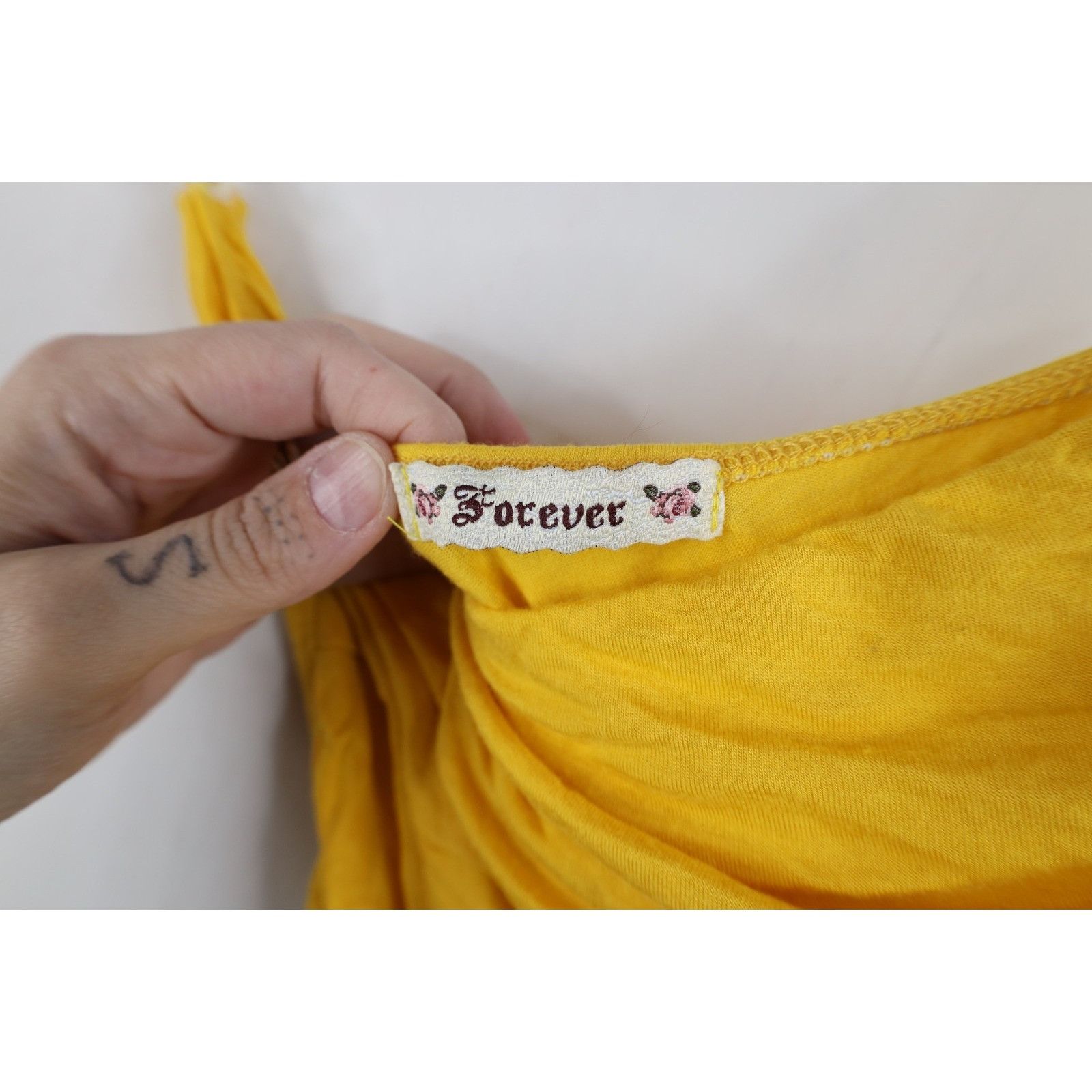 Forever 21 Vintage Y2K Forever 21 Bella Babydoll Jersey Knit Dress Size XS / US 0-2 / IT 36-38 - 6 Thumbnail