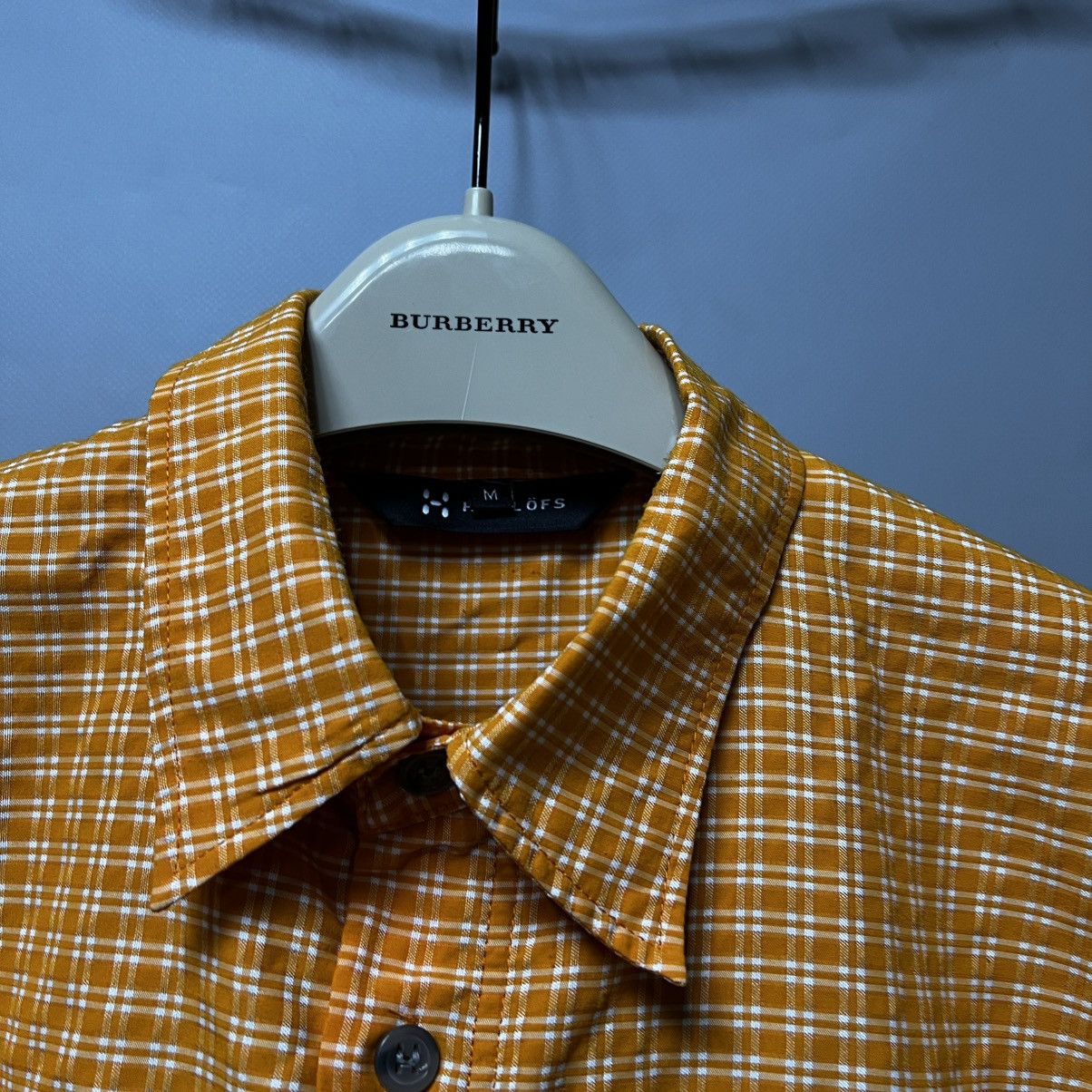 Haglofs HAGLOFS Shirt Men's Short Sleeve Button Up Plaid Spread Neck Size US M / EU 48-50 / 2 - 9 Thumbnail