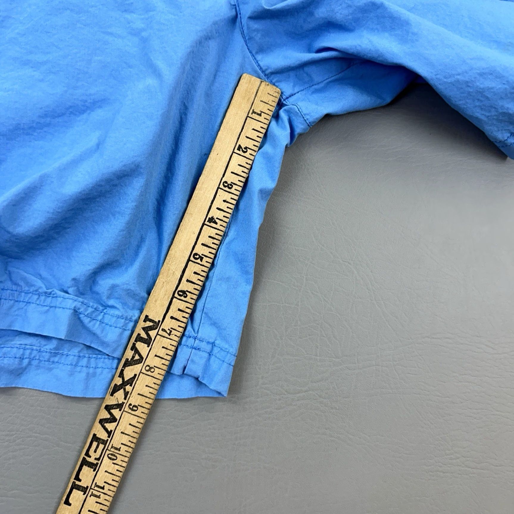 Vintage VINTAGE Columbia Washed Out Shorts Mens 32 Blue 8" Flat Front Fishing Hiking Outdoors Size US 32 / EU 48 - 2 Thumbnail