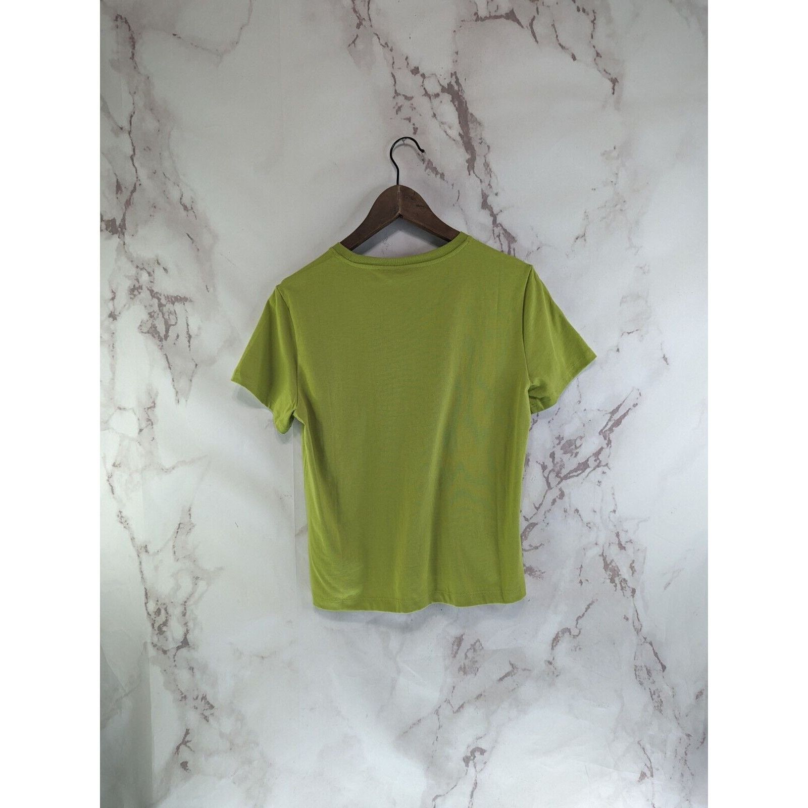Everlane Everlane T Shirt Women Small Green Crew Neck Box Cut Tee Size S / US 4 / IT 40 - 5 Thumbnail