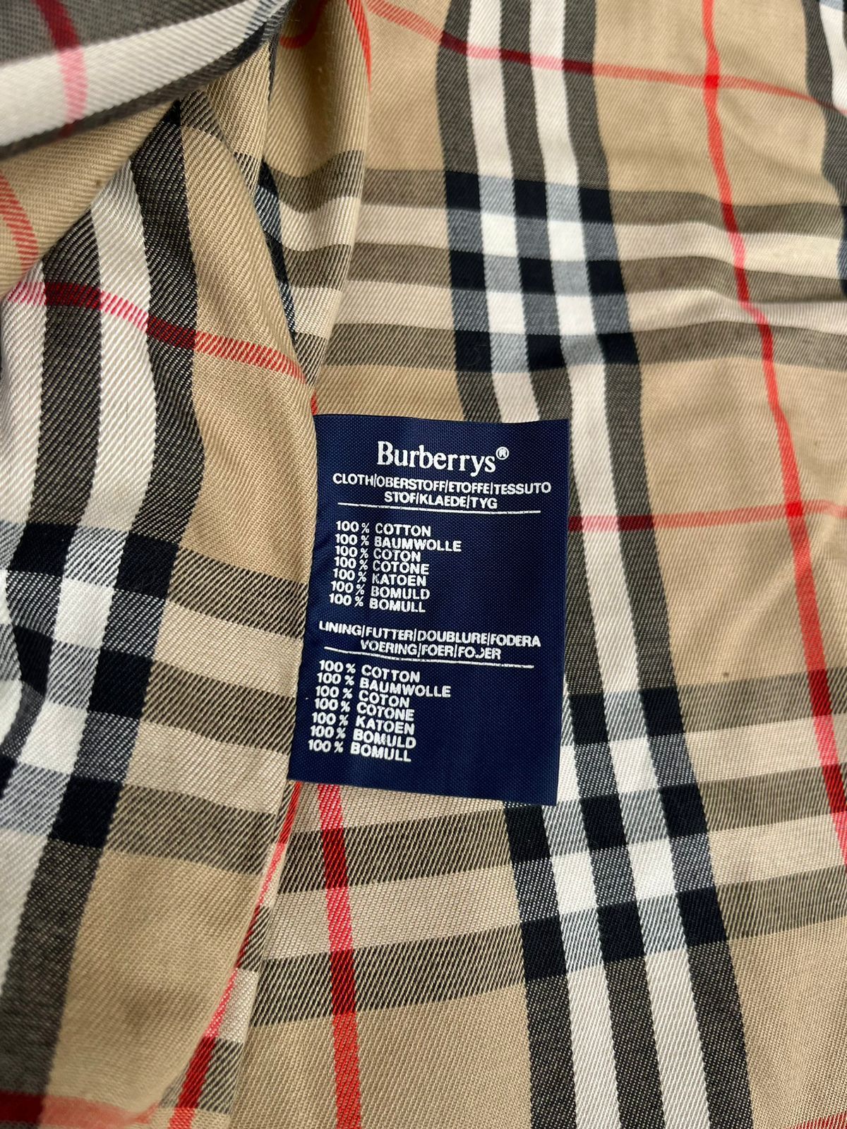 Burberry × Vintage Vintage Luxury Burberry Nova Check Women's Trenh Coat Size L / US 10 / IT 46 - 10 Thumbnail