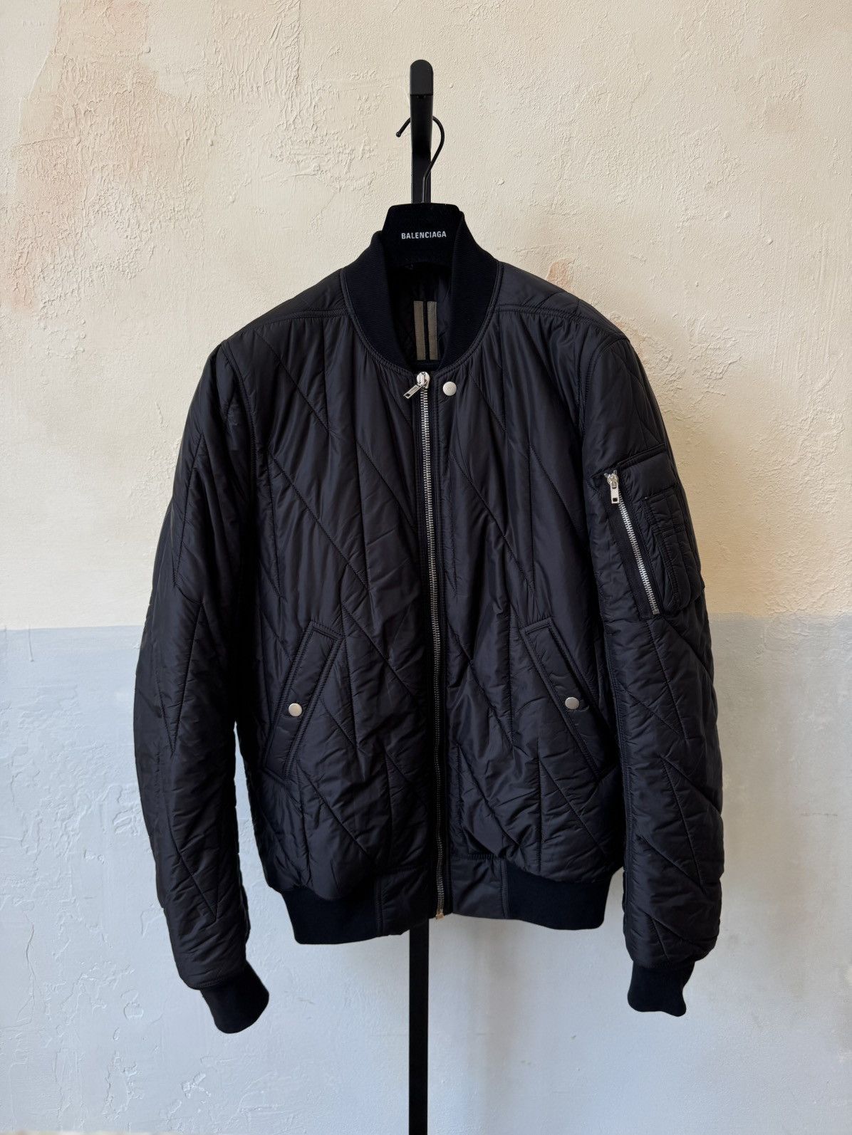 Rick Owens Drkshdw QUILTED BOMBER PUFFER SYMMETRICAL JACKET Size US M / EU 48-50 / 2 - 1 Thumbnail