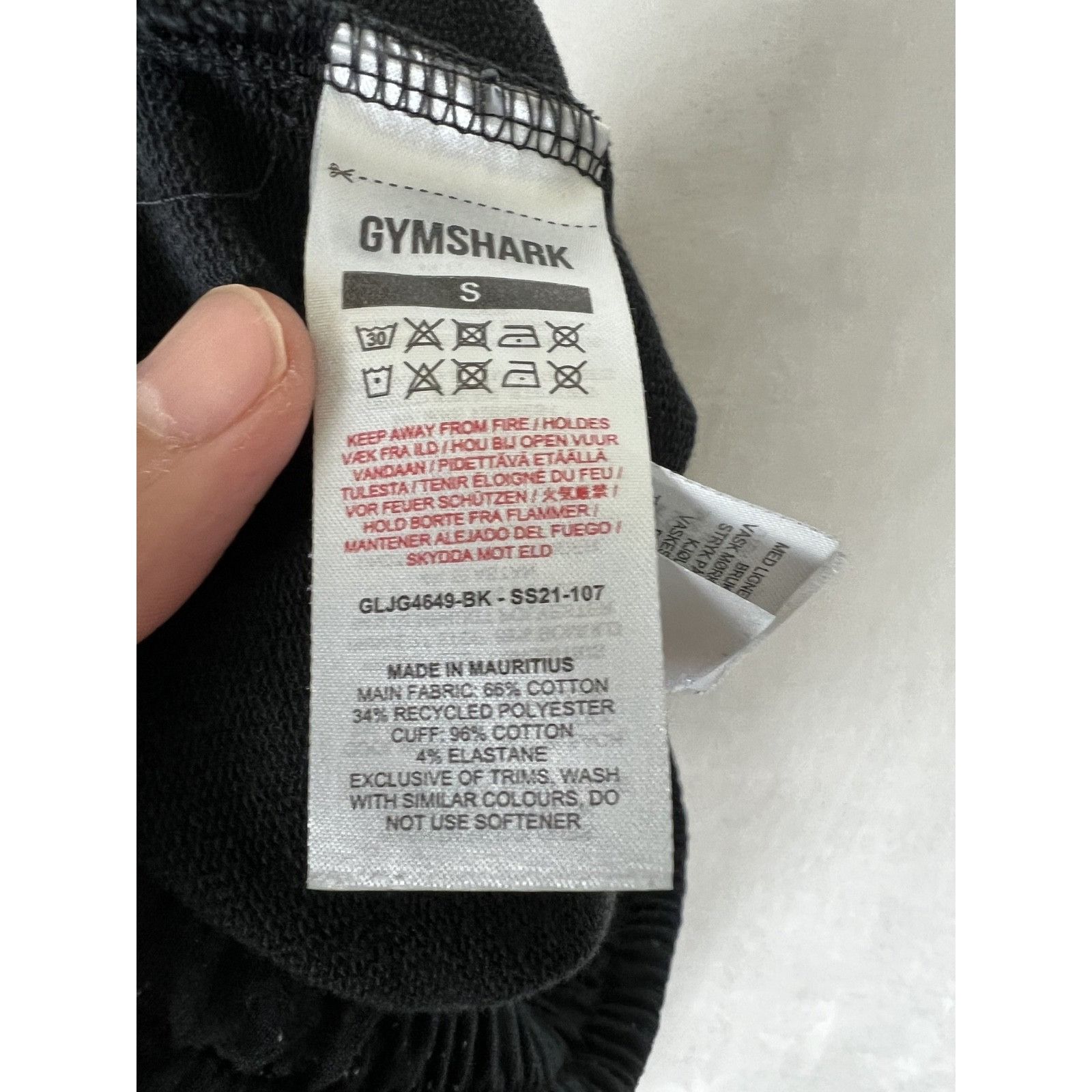 Gymshark Gymshark Black Pants Size Small Tapered Cuff Gym Size US 28 / EU 44 - 11 Thumbnail