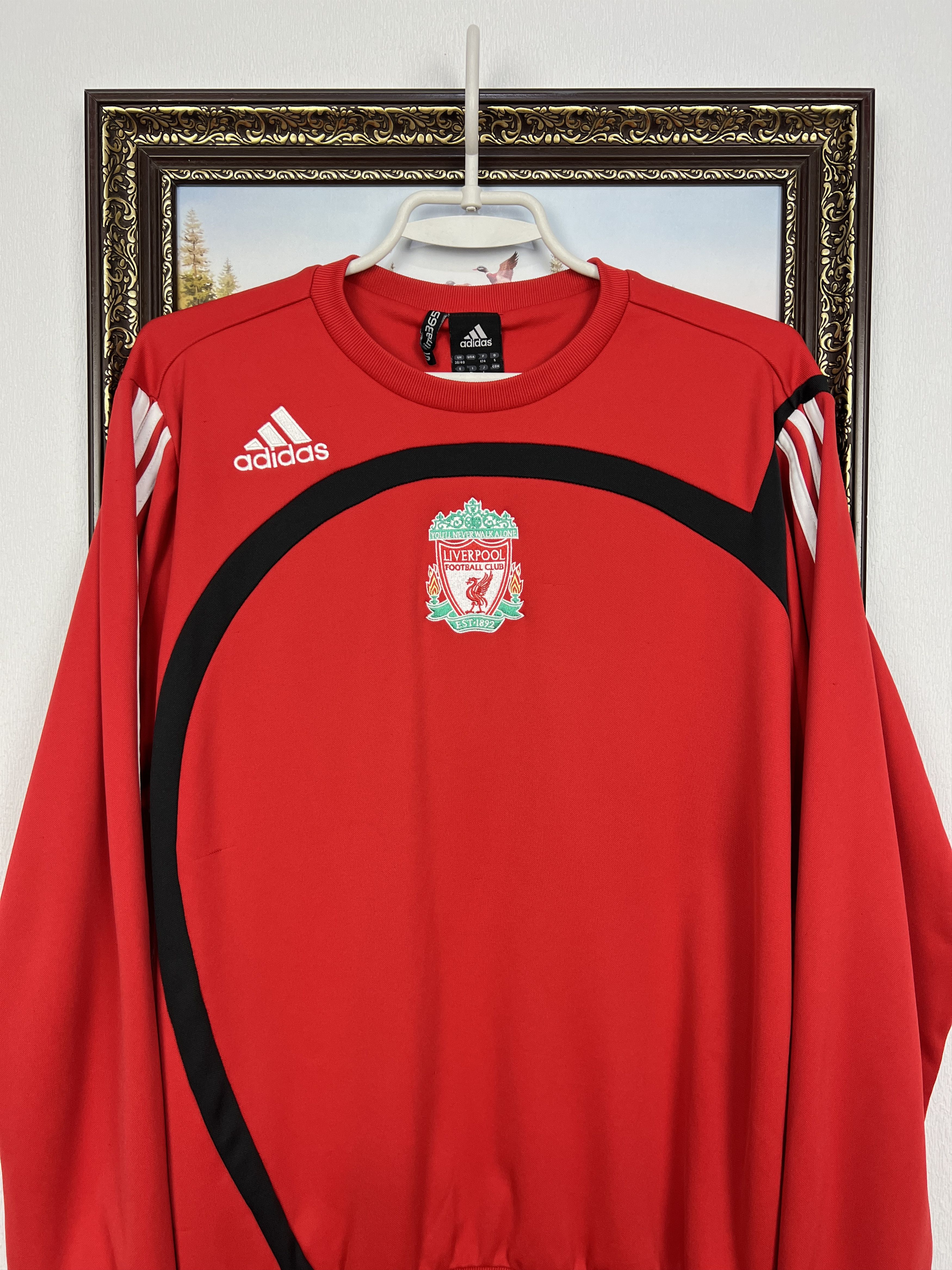 Adidas Vintage Adidas Liverpool Football Sweatshirt Soccer Crewneck Size US M / EU 48-50 / 2 - 2 Thumbnail