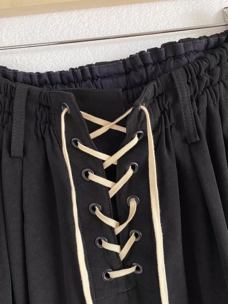 Yohji Yamamoto Yohji Yamamoto size 2 21ss Drawstring Barem Pants Suit Pant Size US 28 / EU 44 - 3 Thumbnail