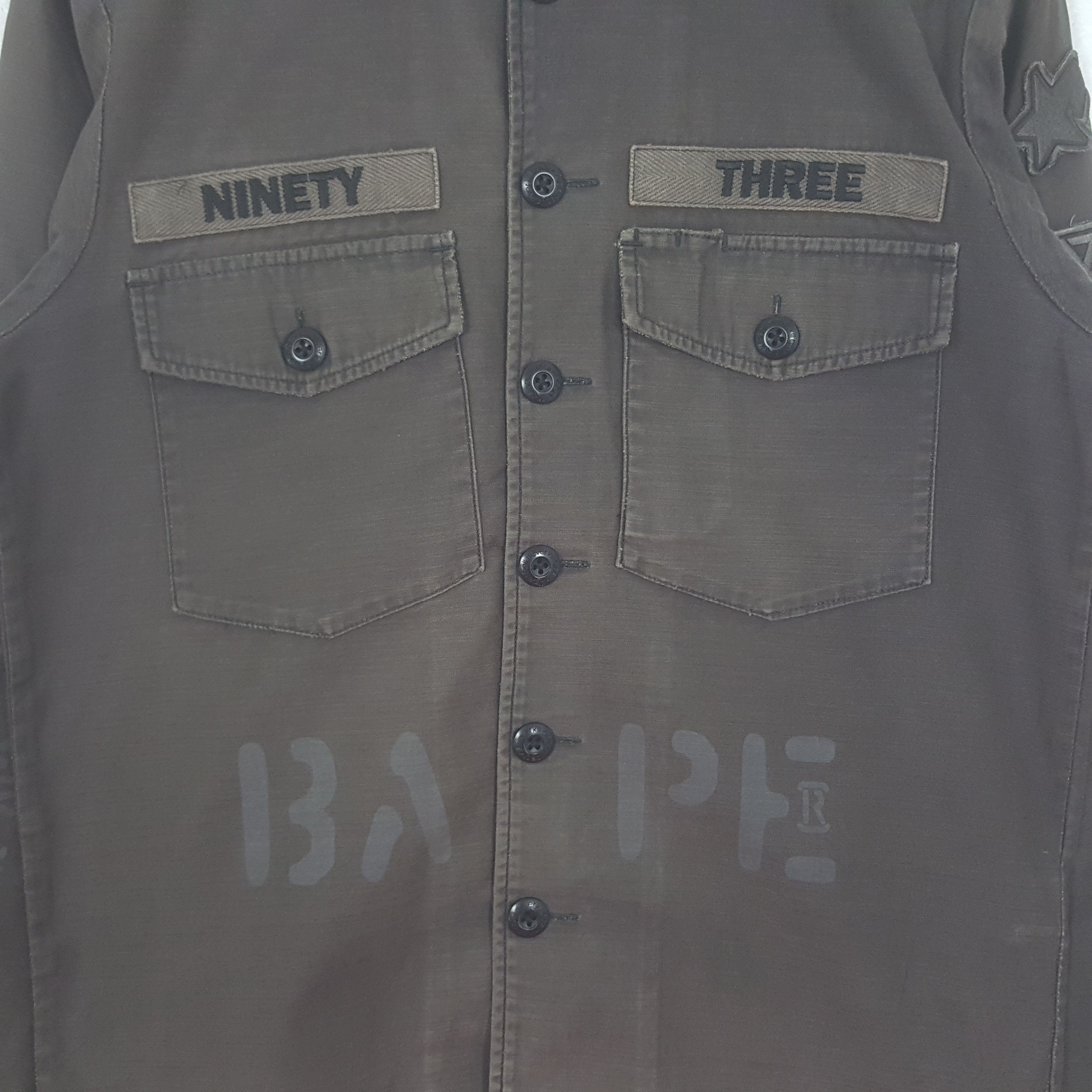 Bape Vintage A Bathing Ape Japanese Shirt Button Up C319N44 Size US M / EU 48-50 / 2 - 4 Thumbnail