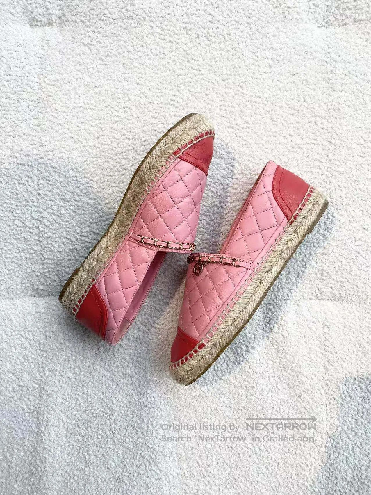 Chanel Chanel Pink pendant fisherman's shoes| Size US 6.5 / IT 36.5 - 4 Thumbnail