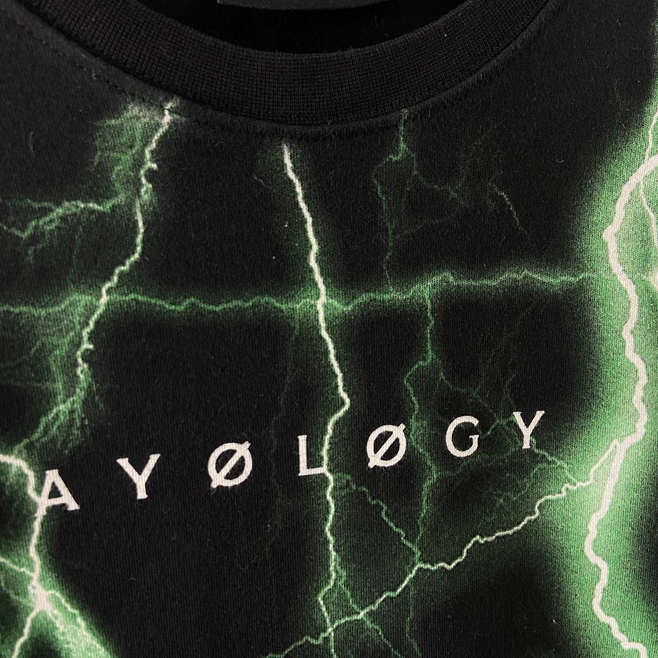 Vintage Ayology Boxy Fit Oversized Lightning Style T-Shirt Size US S / EU 44-46 / 1 - 4 Thumbnail