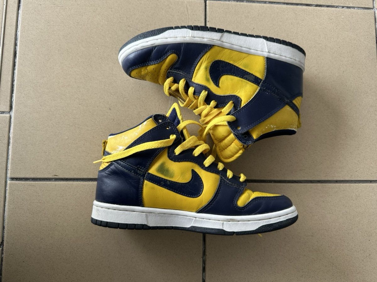 Nike 1998 NIKE DUNK HIGH “Michigan” Size US 7 / EU 40 - 9 Thumbnail