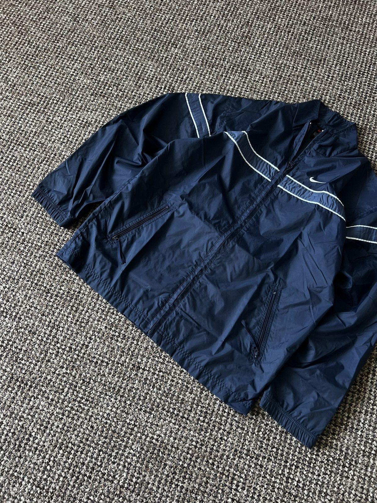 Vintage Nike Vintage Jacket Y2K Drill Mini Logo Size US S / EU 44-46 / 1 - 7 Thumbnail
