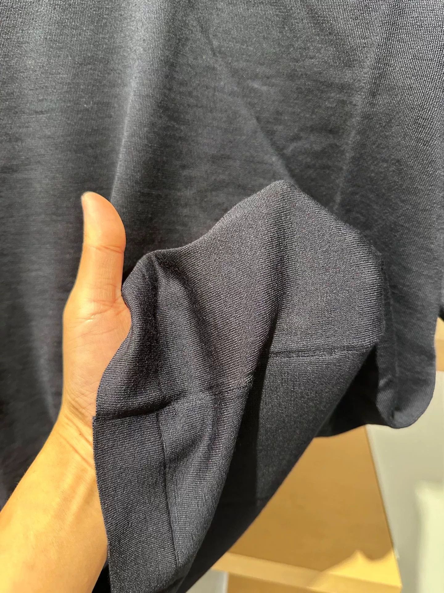 Ermenegildo Zegna Zegna Navy Wool Knit T-Shirt Size US S / EU 44-46 / 1 - 4 Thumbnail