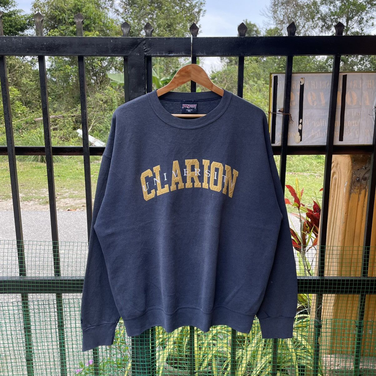 Jansport 🔥Vintage 90s Jansport University Clarion Jumper Sweatshirts Size US XL / EU 56 / 4 - 1 Thumbnail