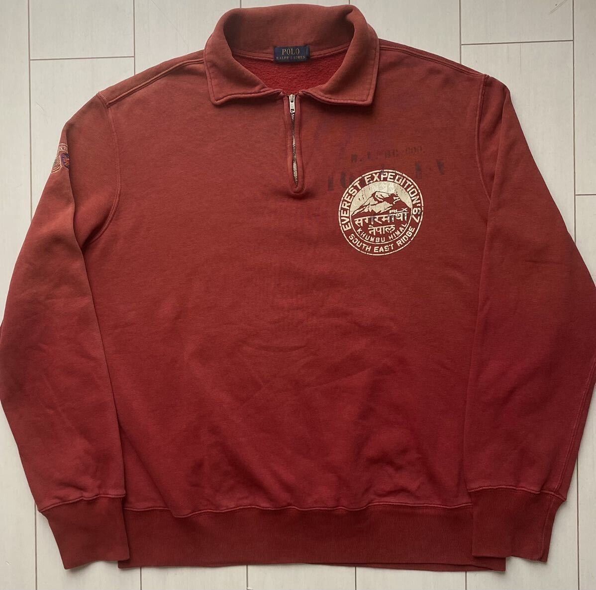 Polo Ralph Lauren red polo ralph lauren zip-up sweatshirt Size US M / EU 48-50 / 2 - 1 Thumbnail