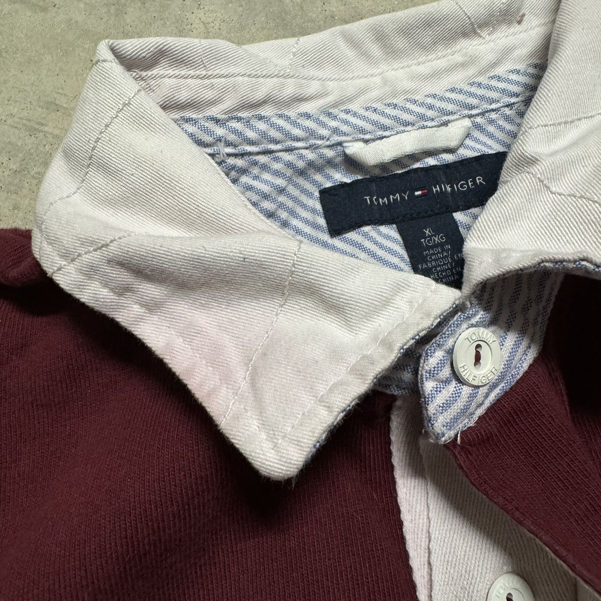 Tommy Hilfiger × Vintage Vintage y2k Tommy Hilfiger rugby Polo preppy Xl Size US XL / EU 56 / 4 - 4 Thumbnail