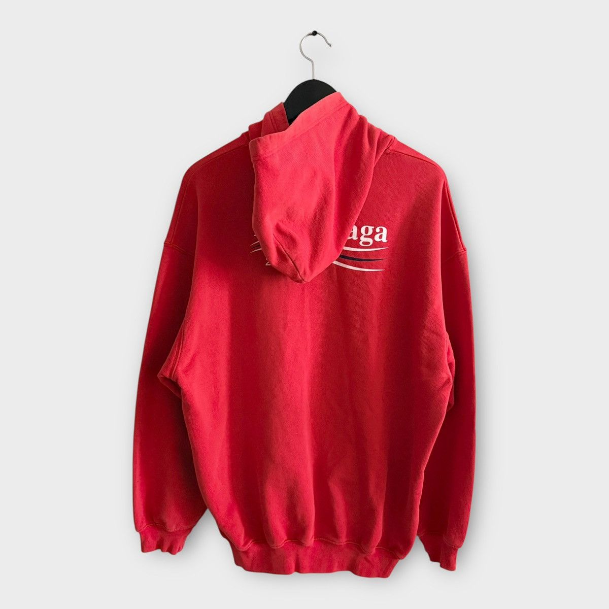 Balenciaga ICONIC! Balenciaga Campaign Red Hoodie Size US S / EU 44-46 / 1 - 2 Thumbnail