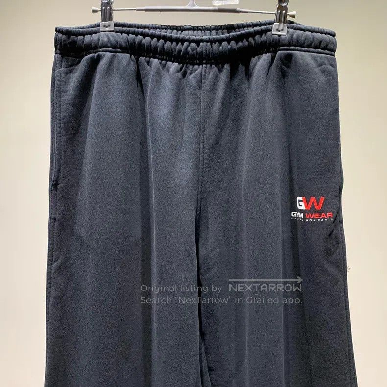 Balenciaga Balenciaga size S Letter Logo Print Sweatpants Sports Pant Size US 27 - 3 Thumbnail