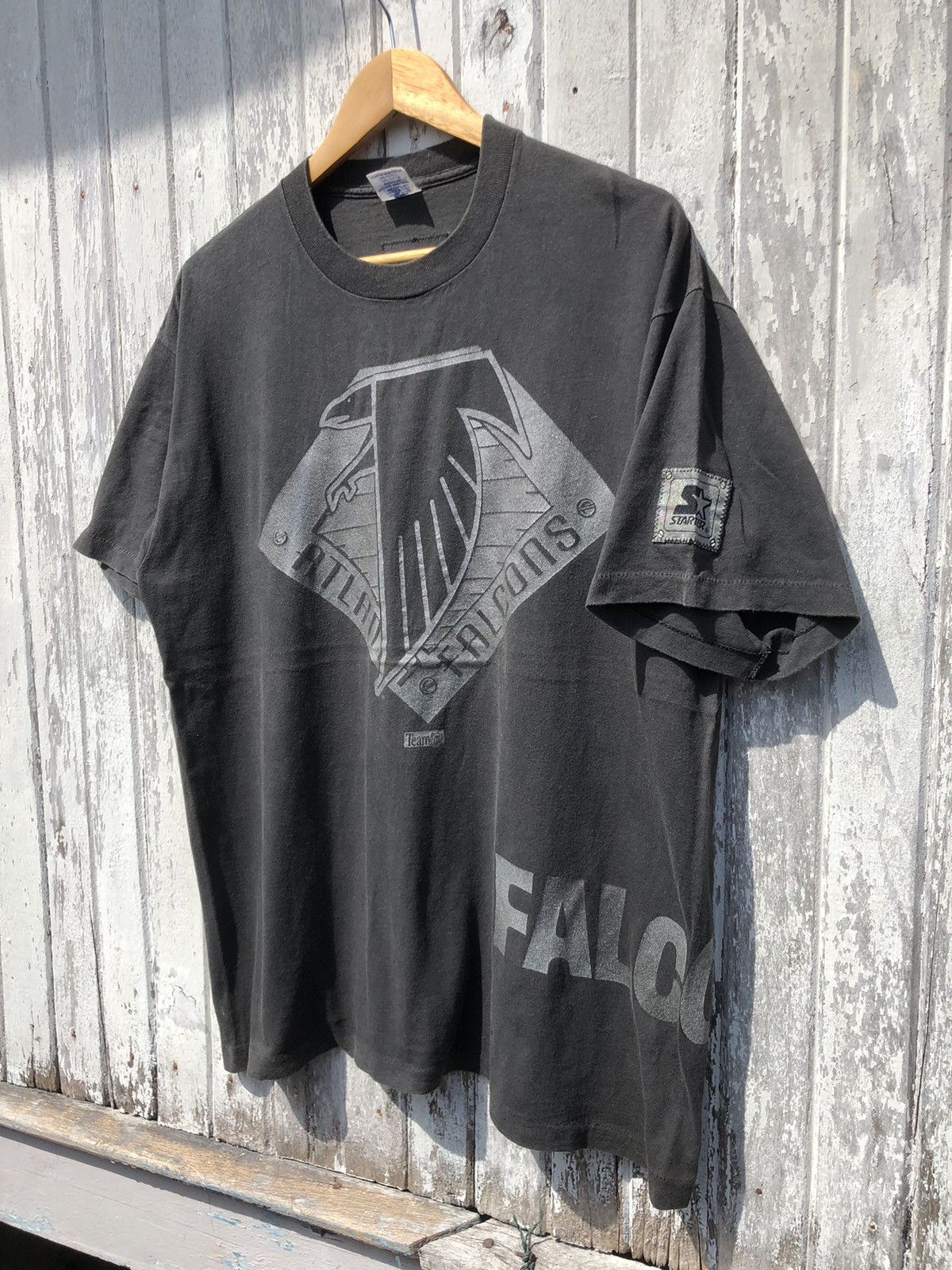 NFL Vintage 90s Starter NFL Atlanta Falcons Big Logo Tee Size US L / EU 52-54 / 3 - 4 Thumbnail