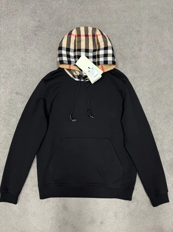 Burberry Burberry Black Cotton Long Sleeve Hoodie Size US M / EU 48-50 / 2 - 1 Thumbnail