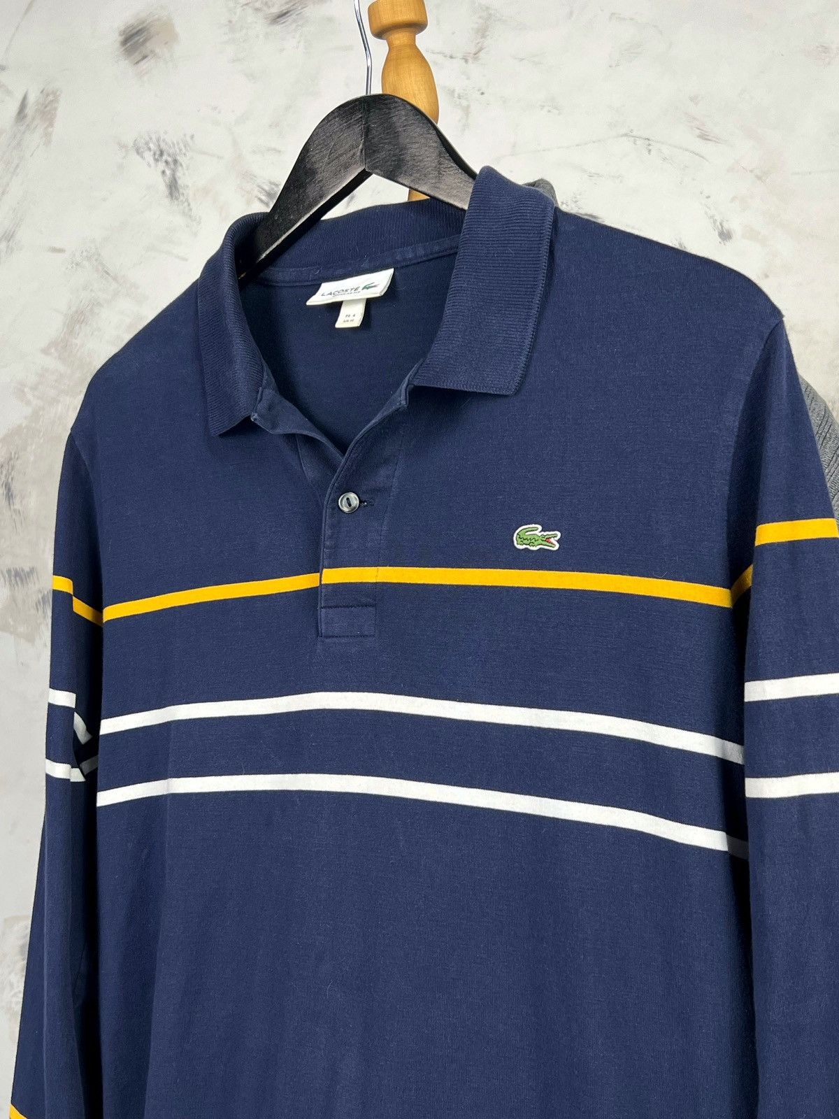 Lacoste Lacoste Long Sleeve Polo Shirt Size 4 M Size US M / EU 48-50 / 2 - 2 Thumbnail