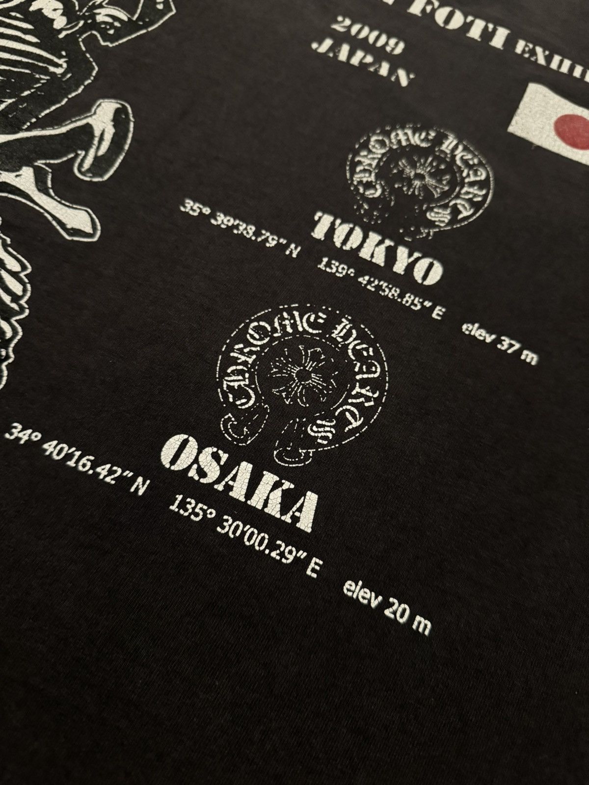Chrome Hearts Chrome Hearts THRASHED Joe Foti 2009 Floojin Stamp Tee Size US M / EU 48-50 / 2 - 9 Thumbnail