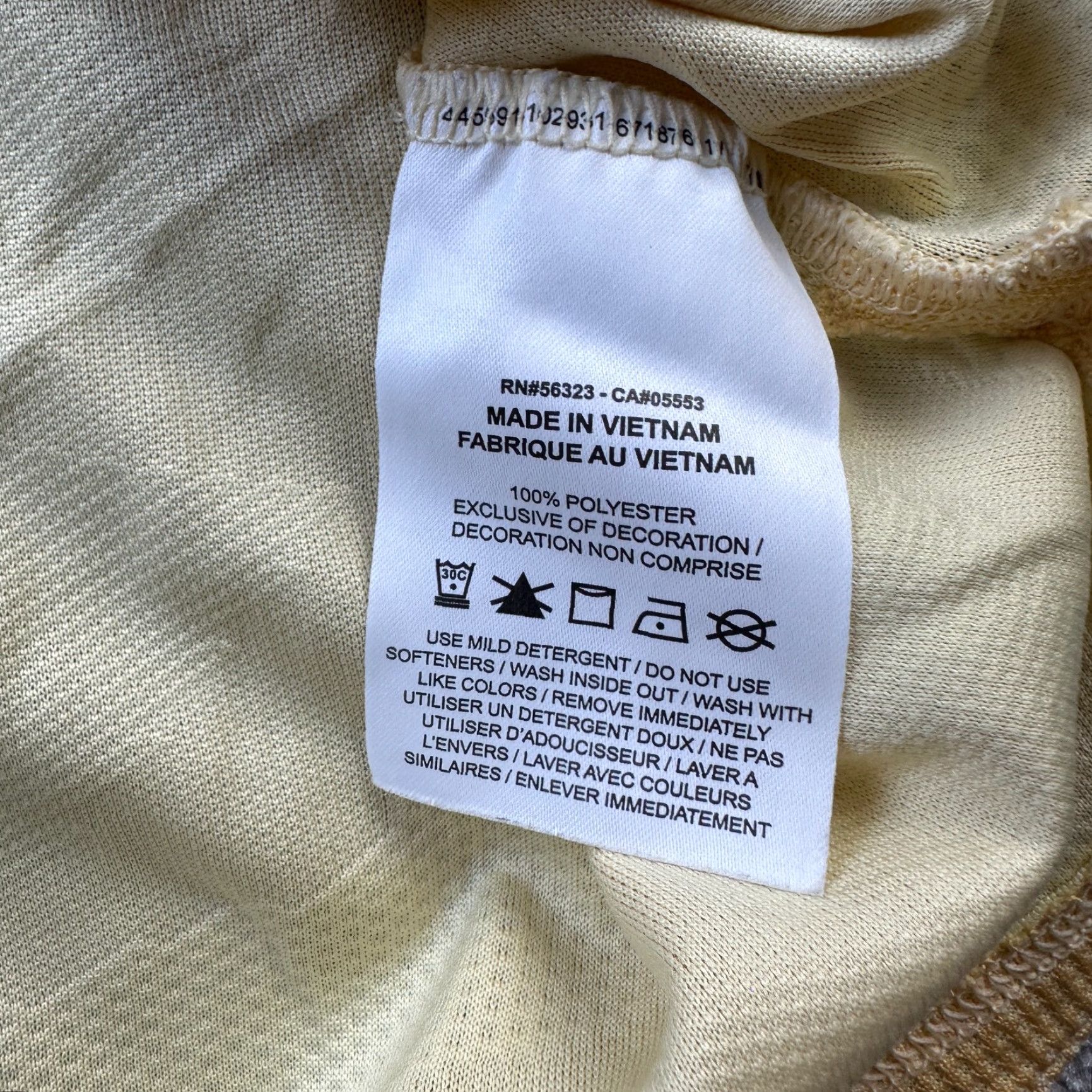 Nike Nike Tiger Woods Polo Shirt Mens XL Yellow Dri-Fit Golf Regular Short Sleeve Button Collar Collared Breathable Lightweight All Seasons Size US XL / EU 56 / 4 - 6 Thumbnail
