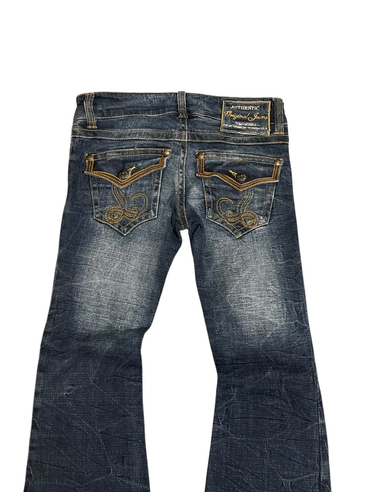 Tornado Mart Japanese Flared Bootcut Denim Pants Size 30" / US 8 / IT 44 - 3 Thumbnail