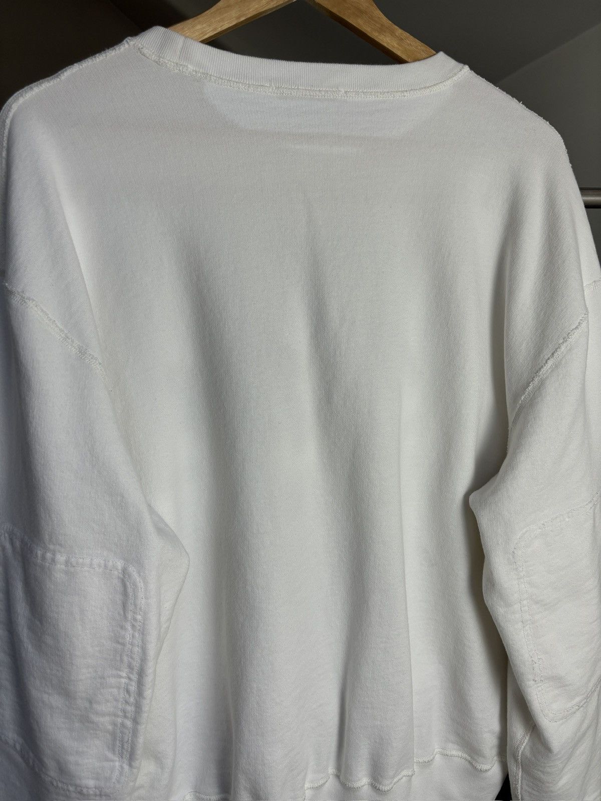 Our Legacy Our Legacy Patch Sweat Boxy Sweatshirt Satin Size US L / EU 52-54 / 3 - 6 Thumbnail