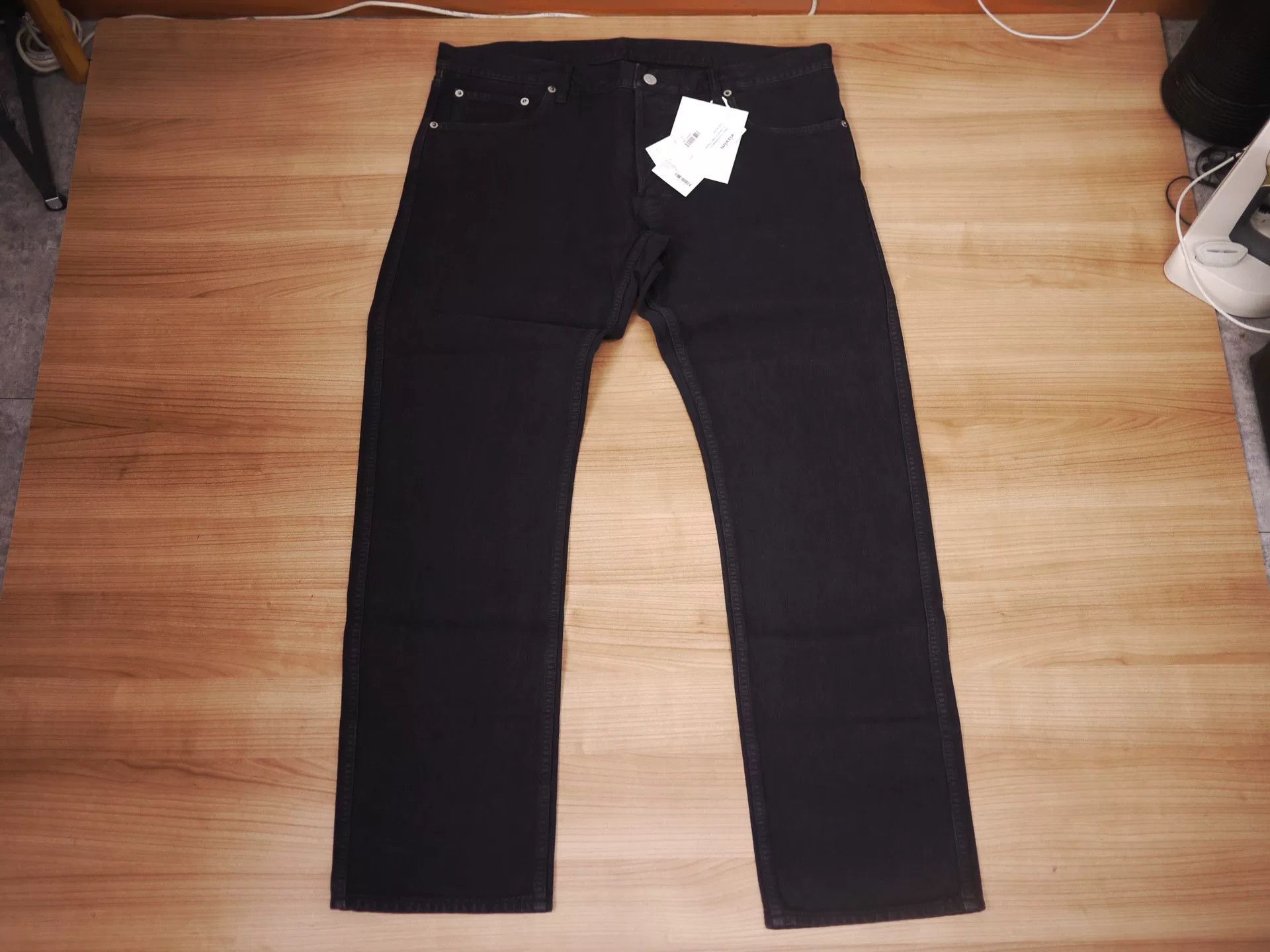 Visvim visvim fluxus black dry pique pants Size US 31 - 1 Thumbnail