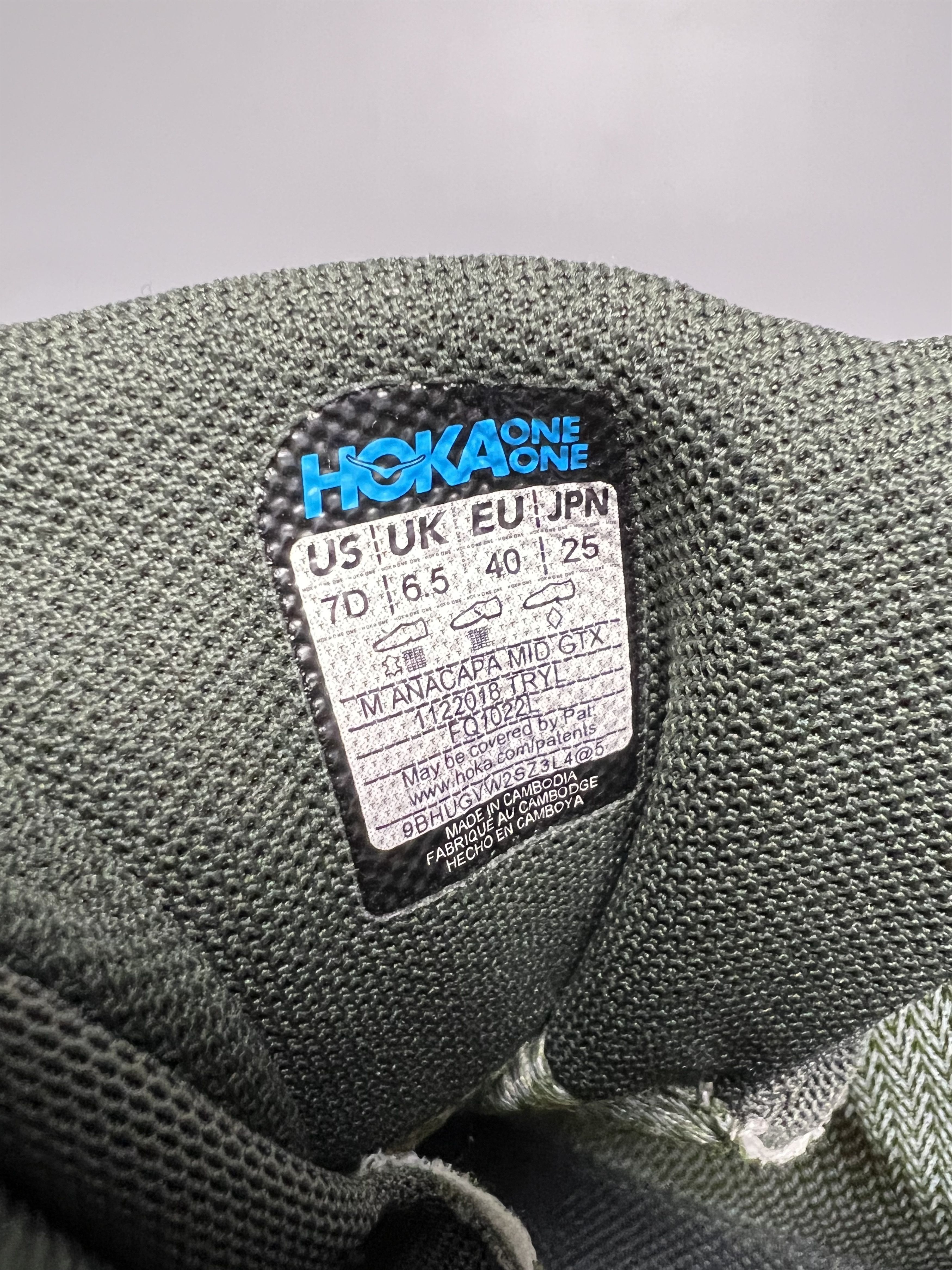 Hoka 7D Hoka One One Anacapa Mid GTX Gore-Tex Hiking Shoes Size US 7 / EU 40 - 10 Thumbnail