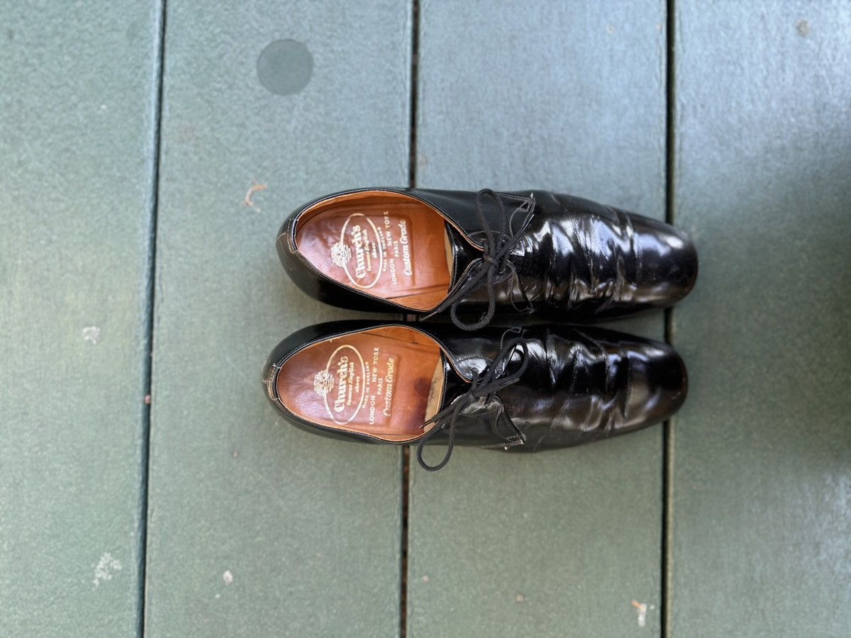 Church's Church’s Custom Grade Oxford Shoes Black Leather UK 9.5 Size US 10.5 / EU 43-44 - 6 Thumbnail