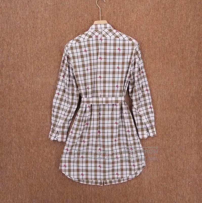 Burberry Burberry Pink Plaid Long Sleeve Dress. Size M / US 6-8 / IT 42-44 - 2 Thumbnail