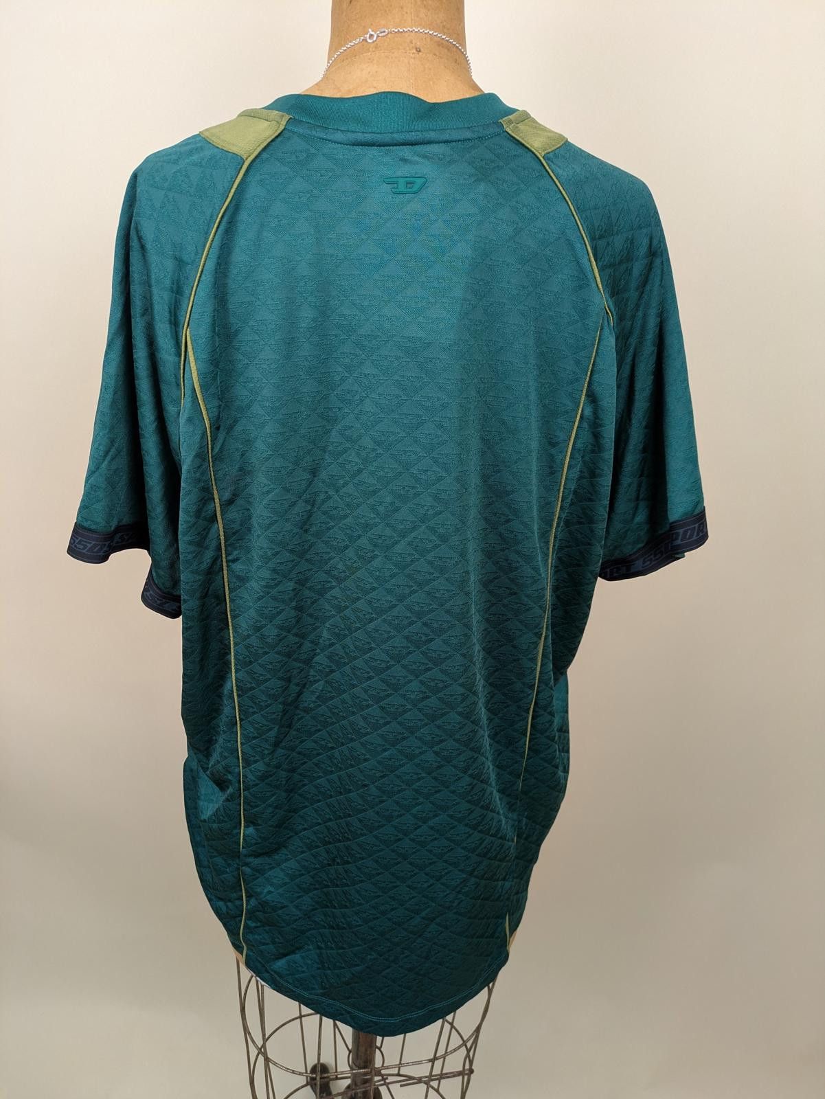 Diesel diesel green blokecore footy jersey shirt Size XL / US 12-14 / IT 48-50 - 3 Thumbnail