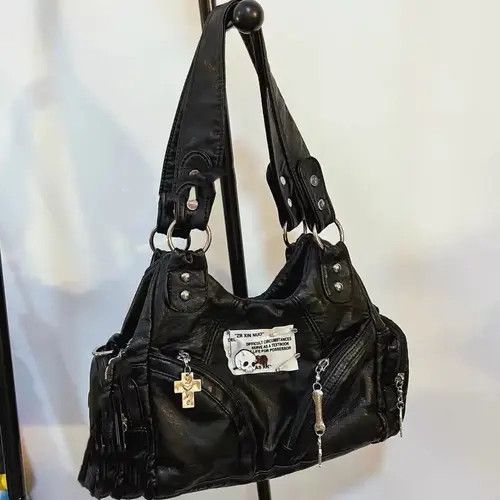 Vintage Rock Style Cross Handbag Size ONE SIZE - 2 Thumbnail