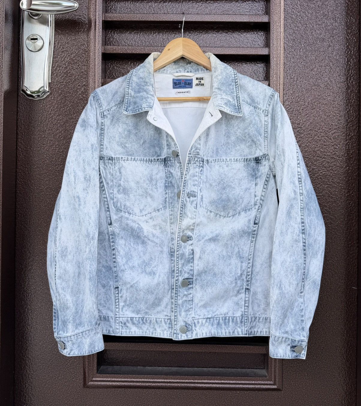 Blue Blue Japan Vintage Blue Blue Japan Acid Wash Denim Jacket Made In Japan Size US M / EU 48-50 / 2 - 8 Thumbnail