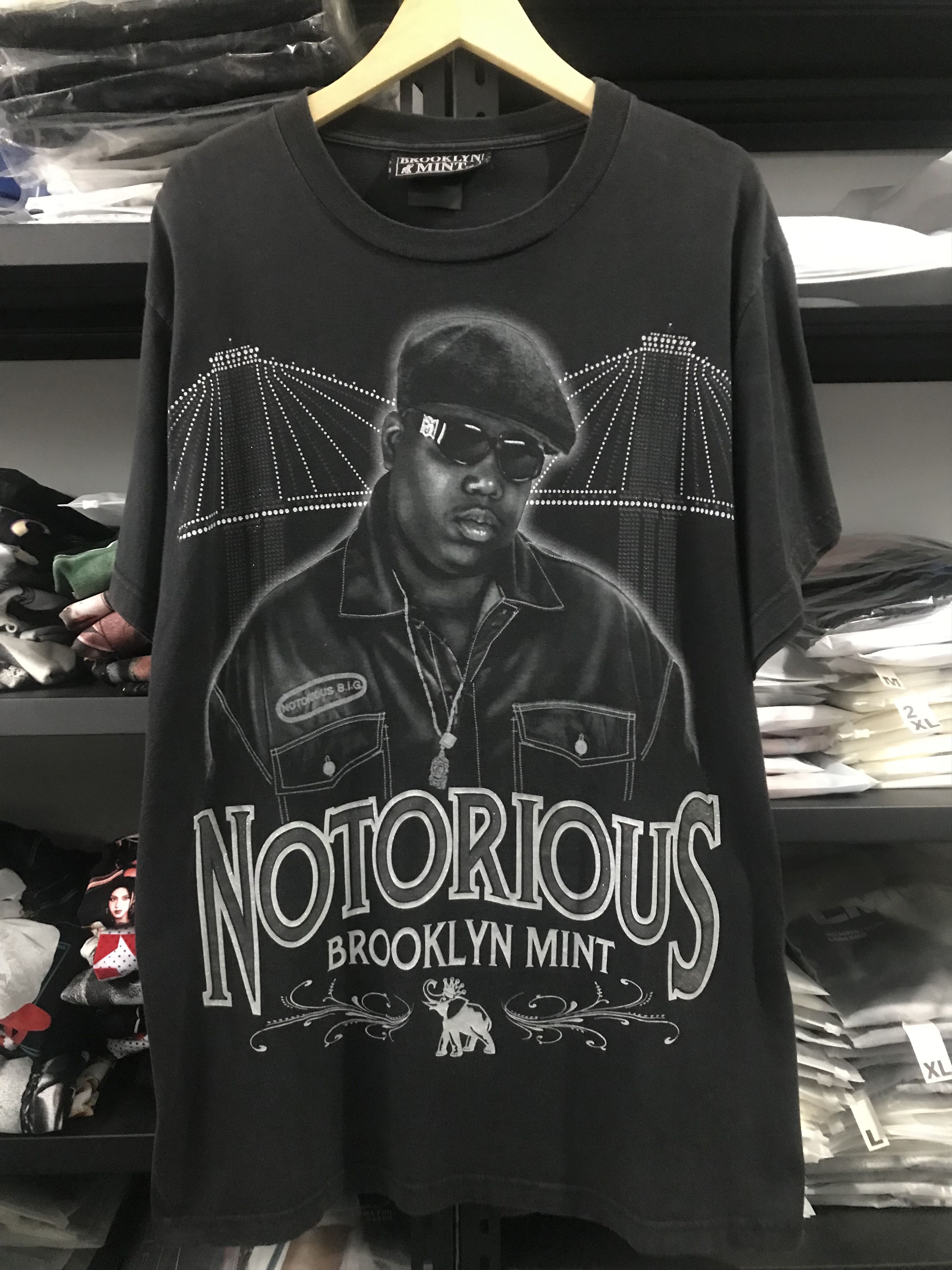 Rap Tees Vintage Notorious Biggie Raptees 2005 Size US XL / EU 56 / 4 - 1 Thumbnail