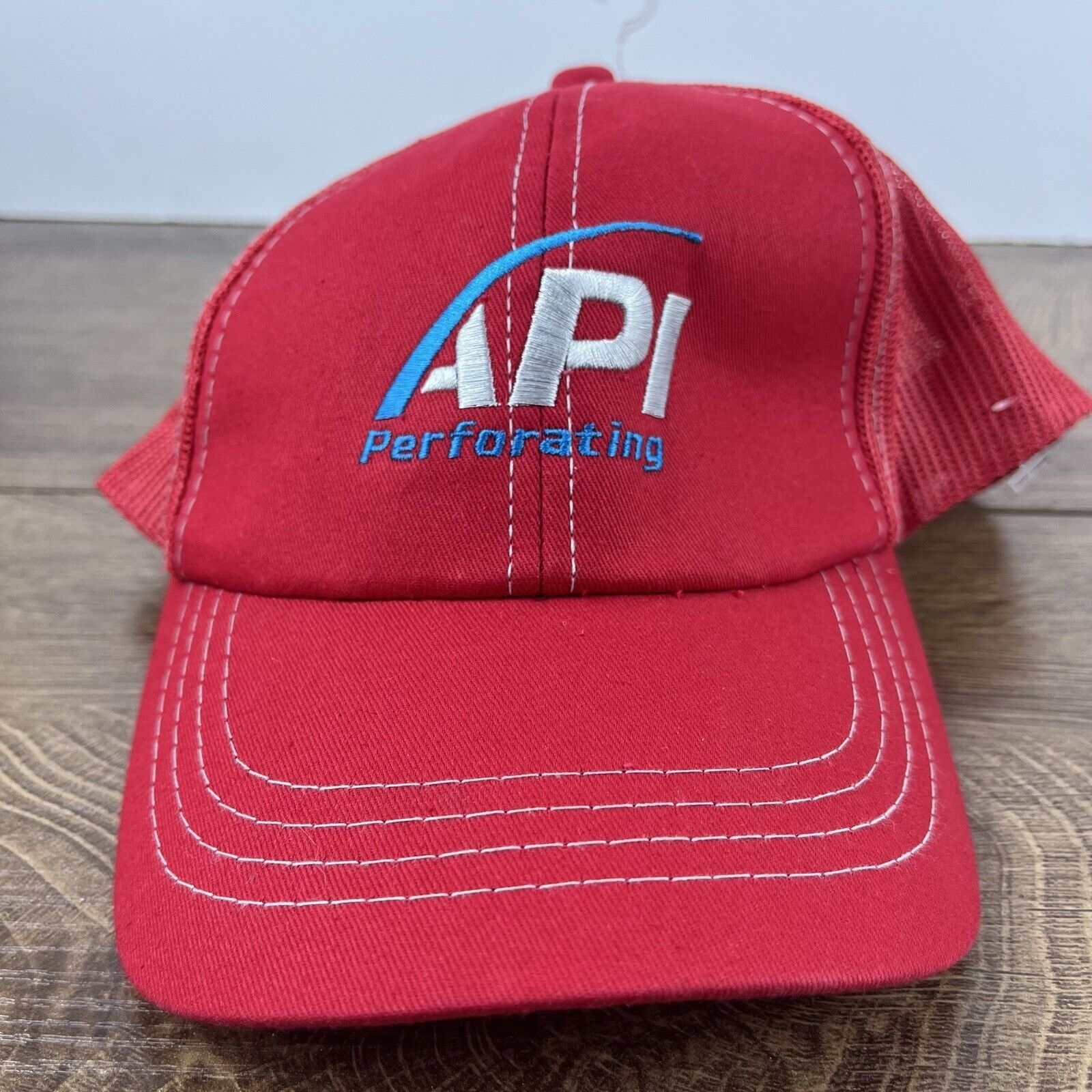 Other API Perforating Hat Red Cap Adjustable Hat Red Adult Fit Hat Size ONE SIZE - 4 Thumbnail